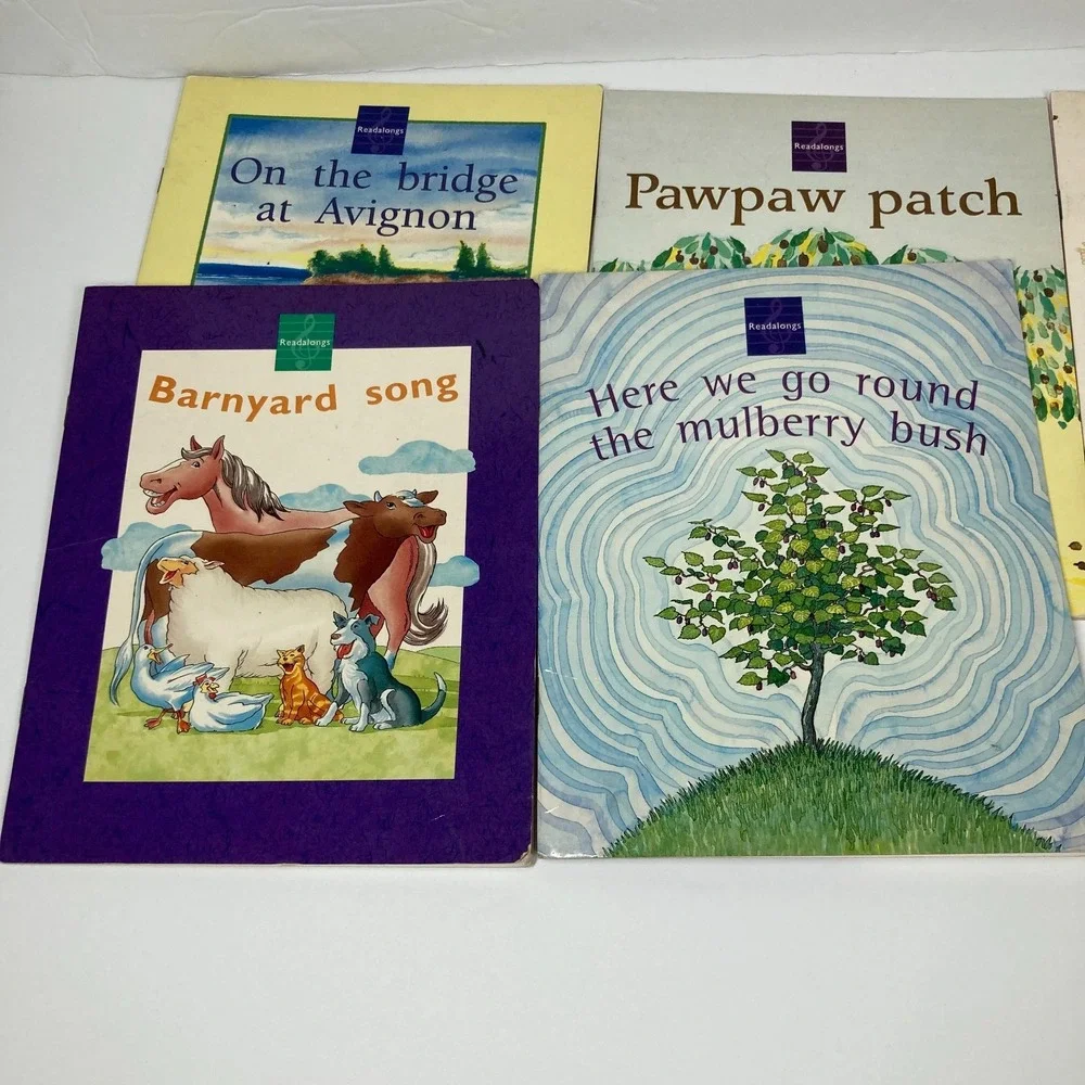 Lot Of 7 Early‎ Reader Song Books Paperback Single Copies Homeschool Tutoring